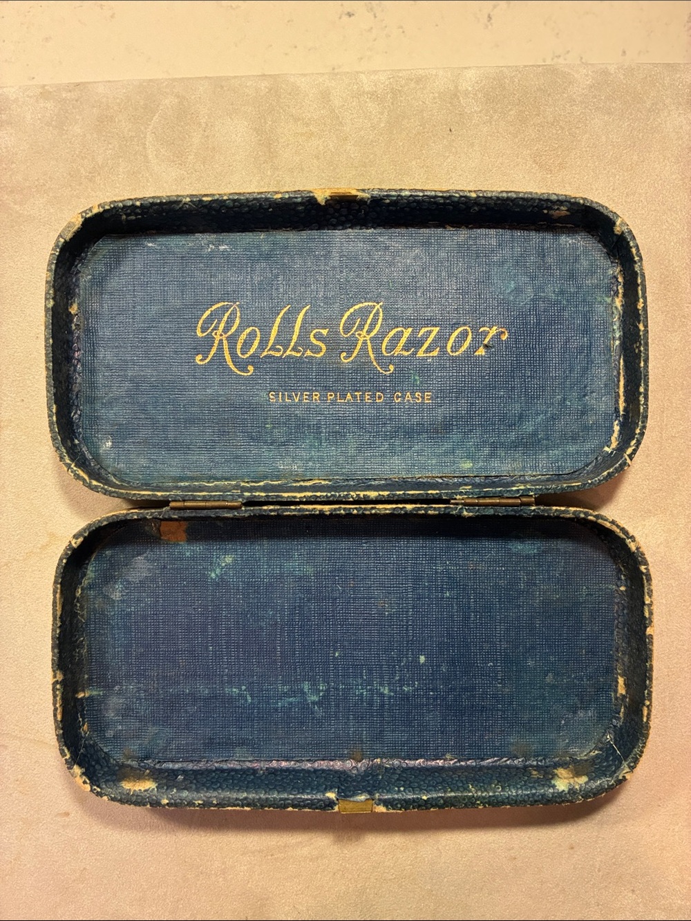 Silver Plated Geometric Complete Razor Set & Box Rolls Razor England Circa 1927 - Picture 14 of 16